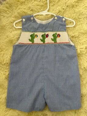 Alligator Romper - 9Months